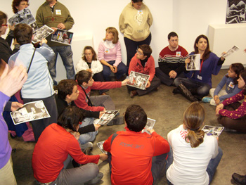 Momentos de recoger los trabajos para conformar el libro.